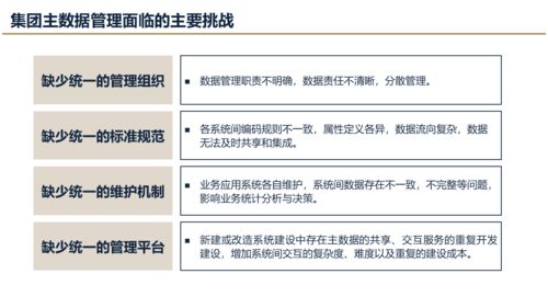 数据治理进阶 解读大数据治理中的主数据管理规划设计方案与设计管理